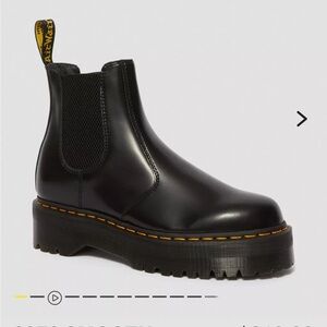 Doc Martin Platform Chelsea Boots Size 9 Black